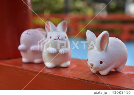東天王　岡崎神社　うさぎみくじ 43035410