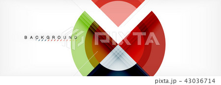 Vector circular geometric abstract background Vector circular geometric abstract background 43036714