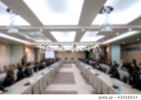 Blur of business Conference and Presentation 43038924