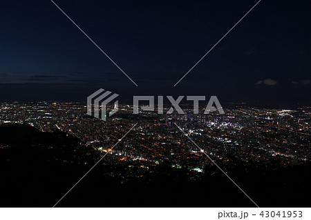 札幌　夜景　藻岩山　もいわ山 43041953