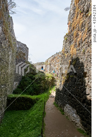 ruin of medieval gothic castle Trosky 43042384