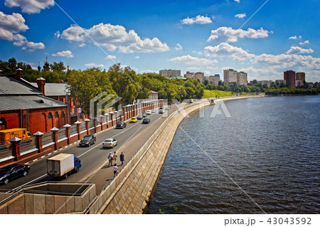Quays of the Russian capital. Quays of the Russian capital. 43043592
