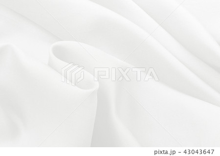 White fabric background, pattern of silk or linen. White fabric background, pattern of silk or linen. 43043647