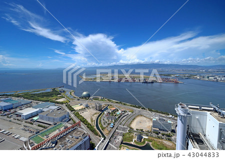 咲洲と夢洲(大阪市此花区） 43044833