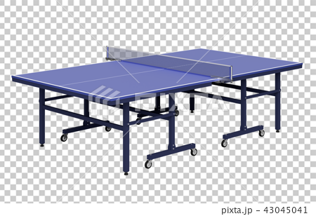 3d Cg Table Tennis Table Transparent Stock Illustration