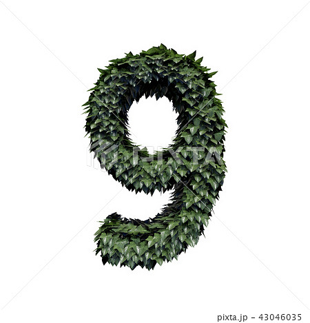 Foliage Number, 3D rendering 43046035