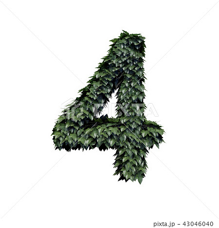Foliage Number, 3D rendering 43046040