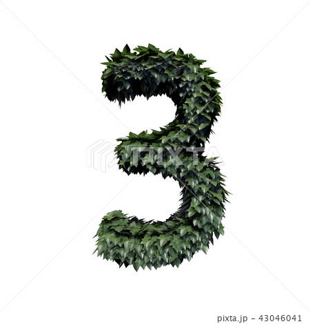 Foliage Number, 3D rendering 43046041