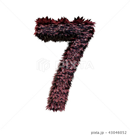 Foliage Number, 3D rendering 43046052