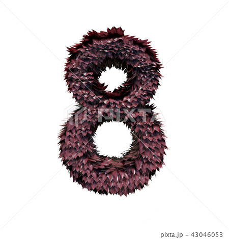 Foliage Number, 3D rendering 43046053