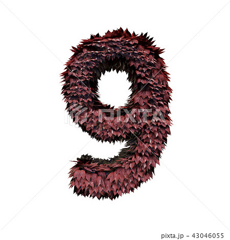 Foliage Number, 3D rendering 43046055