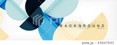 Circle abstract background, geometric illustration Circle abstract background, geometric illustration 43047045