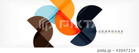 Circle abstract background, geometric illustration Circle abstract background, geometric illustration 43047114