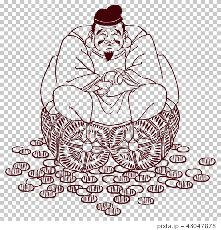 大黒様　大黒天　大黒さま　イラスト 43047878