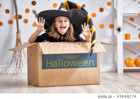 child on Halloween child on Halloween 43049274