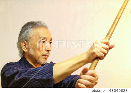 剣道、日本人男性 43049823