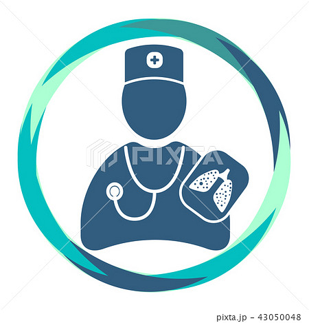Doctor with stethoscope tool. sick lungs roentgen Doctor with stethoscope tool. sick lungs roentgen 43050048