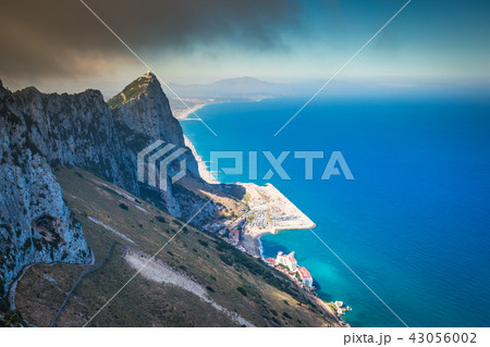View of the Gibraltar rock from the Upper Rock 43056002
