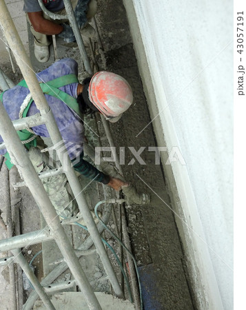 Plastering wall using cement plaster Plastering wall using cement plaster 43057191