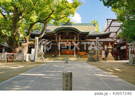 石切劔箭神社 大阪府東大阪市東石切町の写真素材