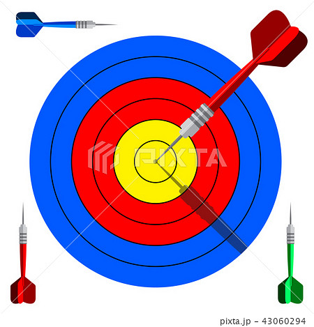 Target dart icon for marketing solutions concept Target dart icon for marketing solutions concept 43060294