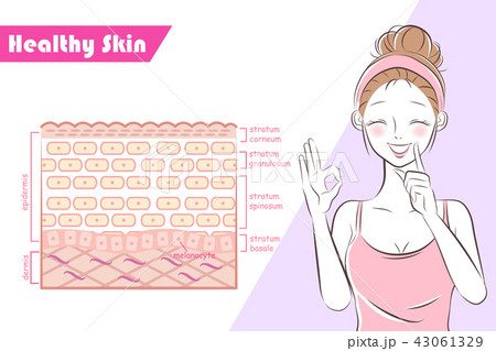 woman with healthy skin concept 43061329