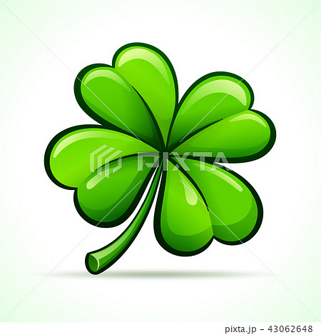 Vector four leaf clover design 43062648
