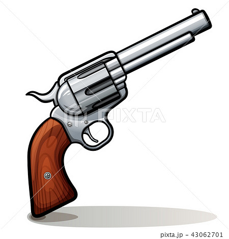 Vector Cowboy Gun Color Designのイラスト素材