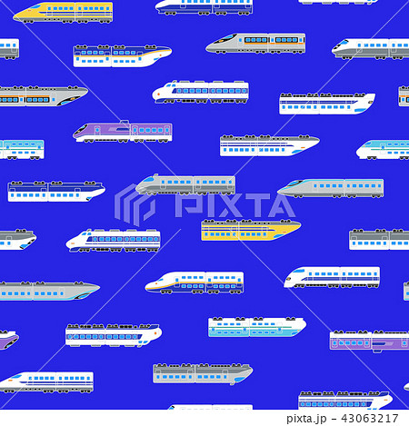 新幹線のパターン のイラスト素材