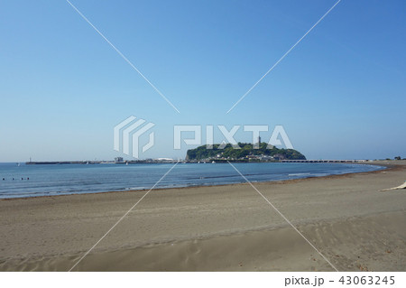 湘南の海と江ノ島 湘南の海と江ノ島 43063245