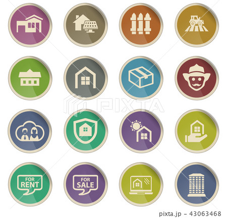 real estate icon set real estate icon set 43063468