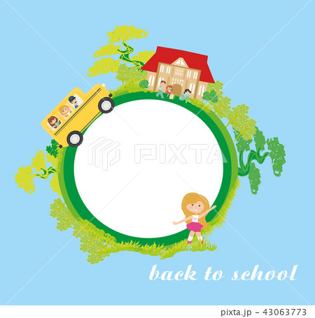 Back to school card Back to school card 43063773