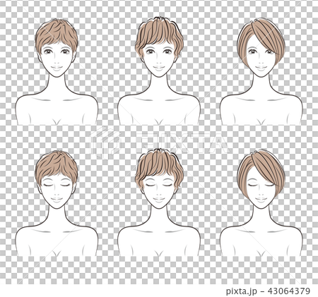 髮型插圖 髮型插圖 43064379