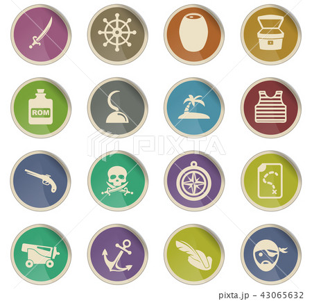 pirates icon set 43065632