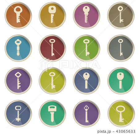 lock and key icon set lock and key icon set 43065633