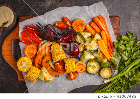 Baked vegetables 43067438