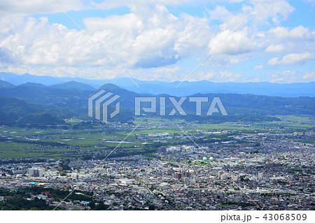 山形県 西蔵王公園より山形市を望む 山形県 西蔵王公園より山形市を望む 43068509