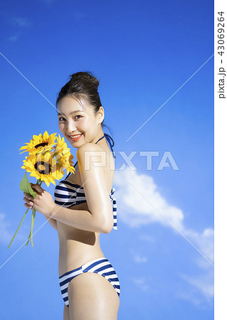 水着の女性 ポートレート 水着の女性 ポートレート 43069264