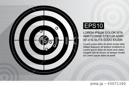 Abstract target shooting range target goal concept Abstract target shooting range target goal concept 43071160