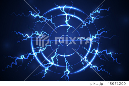 Blue radar target shooting range black background Blue radar target shooting range black background 43071200