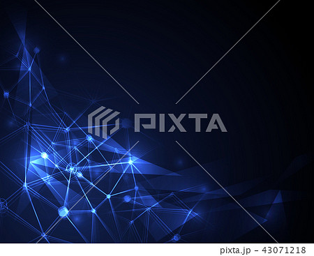 Abstract futuristic molecule technology concept 43071218