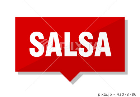 salsa red tagのイラスト素材 [43073786] - PIXTA