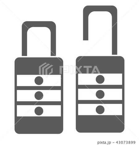 錠前 鍵 キー ロック イラスト アイコンのイラスト素材