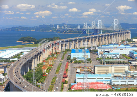 南備讃瀬戸大橋と北備讃瀬戸大橋 43080158