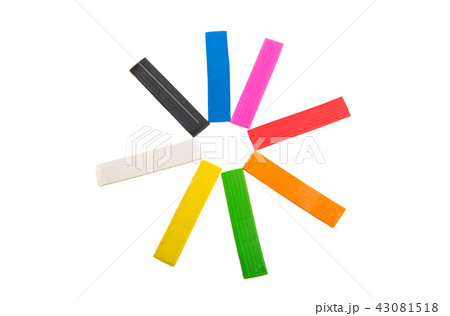 colored clay clay isolated colored clay clay isolated 43081518