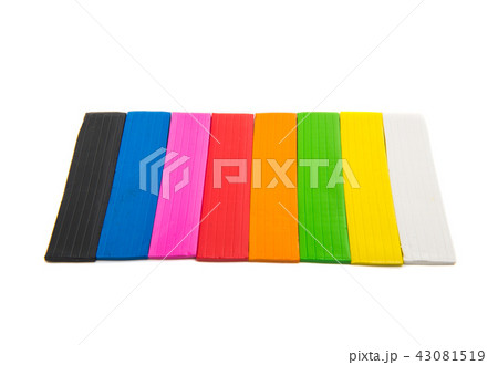 colored clay clay isolated colored clay clay isolated 43081519