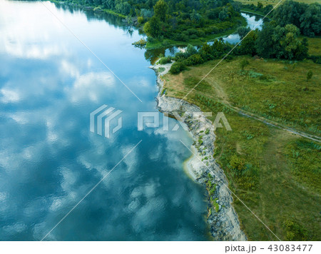 Countryside view from the air 43083477