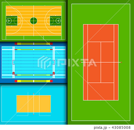 Sport game field vector ground line playground soccer green stadium grass background winner champion Sport game field vector ground line playground soccer green stadium grass background winner champion 43085008