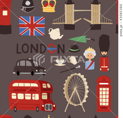 London travel icons english set city flag europe culture britain tourism england traditional vector London travel icons english set city flag europe culture britain tourism england traditional vector 43085360
