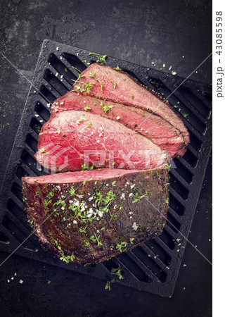 Barbecue wagyu point steak sliced  Barbecue wagyu point steak sliced  43085598